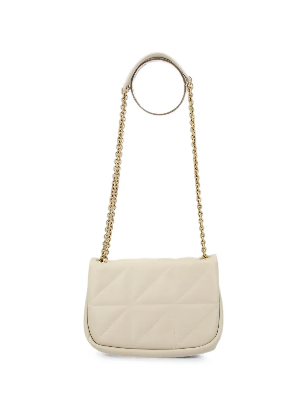 Saint Laurent Leren schoudertas Beige