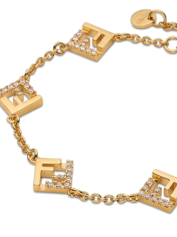FENDI FF ブレスレット FENDI Forever Bracelet | Gold | FARFETCH