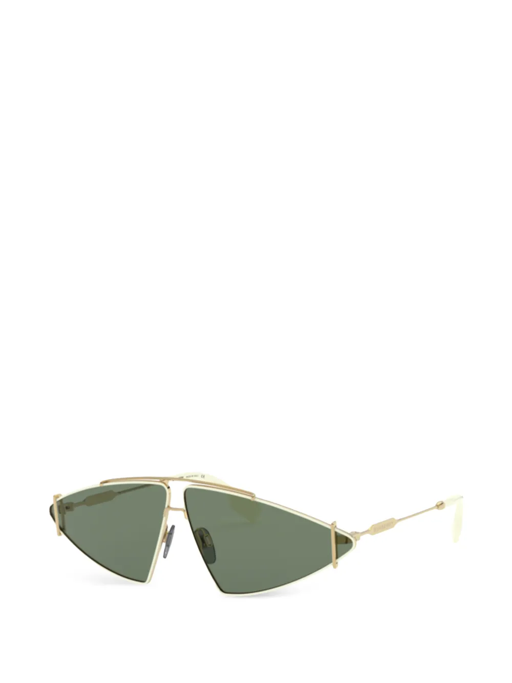 Burberry geometric-frame sunglasses - Oro