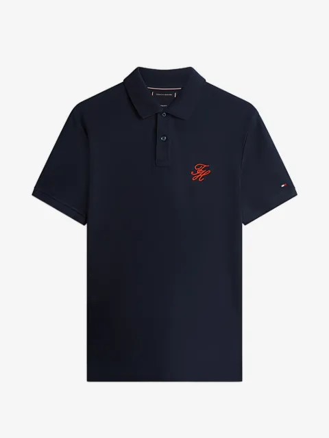 Tommy Hilfiger playera tipo polo de piqué con logo bordado