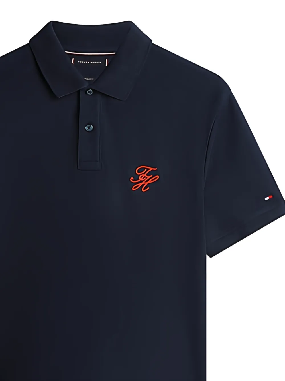 Tommy Hilfiger Piqué poloshirt met geborduurd logo Blauw