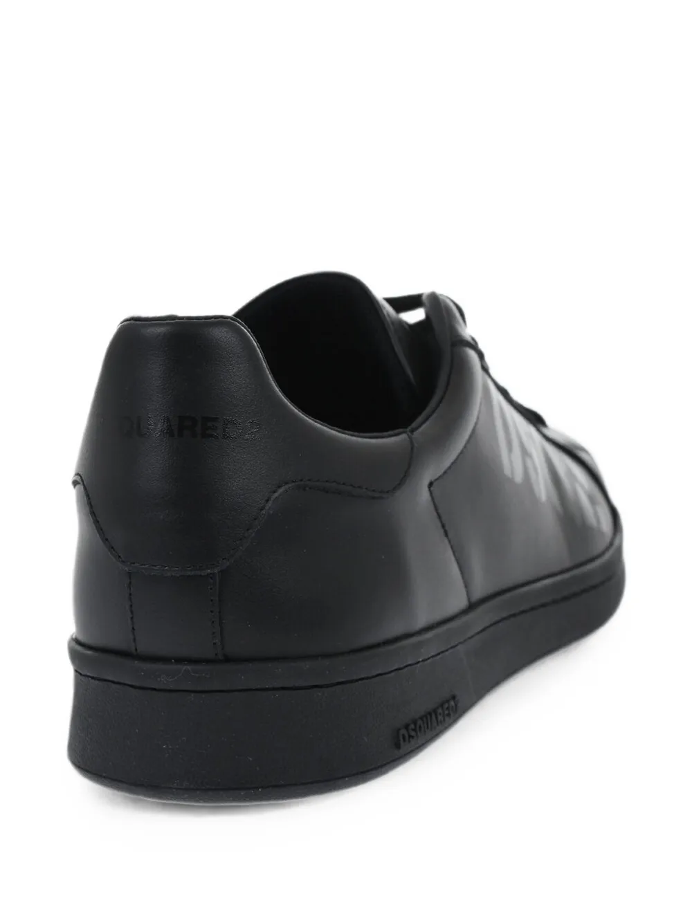 DSQUARED2 Boxer logo-print sneakers Zwart