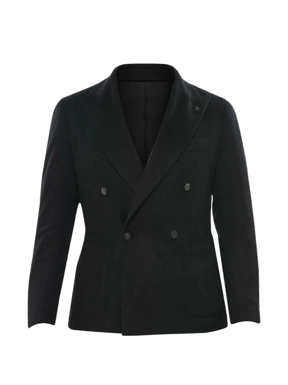 Tagliatore peak-lapel double-breasted blazer - Schwarz