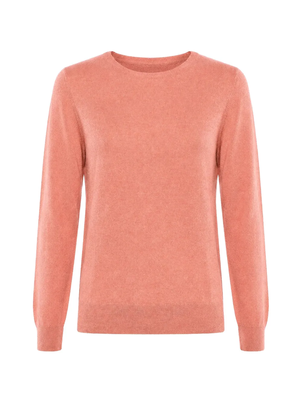 Malo crew-neck long-sleeve sweater - Rosa