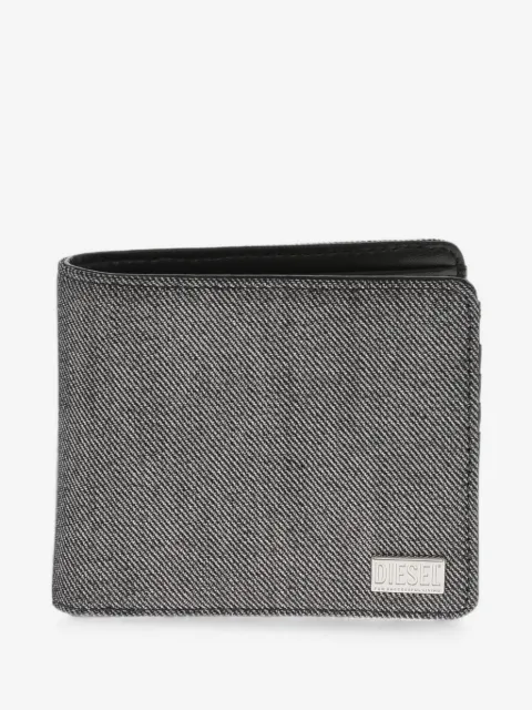 Diesel logo-patch bifold wallet