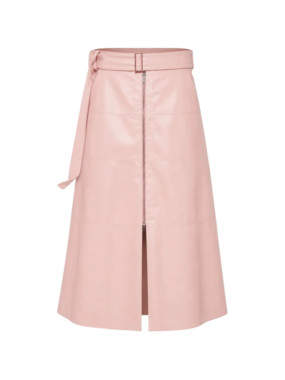 Partow belted panelled midi skirt - Rosa