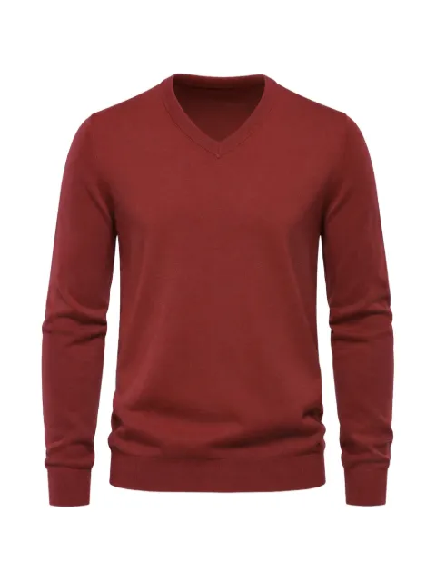 Malo V-neck light-weight sweater