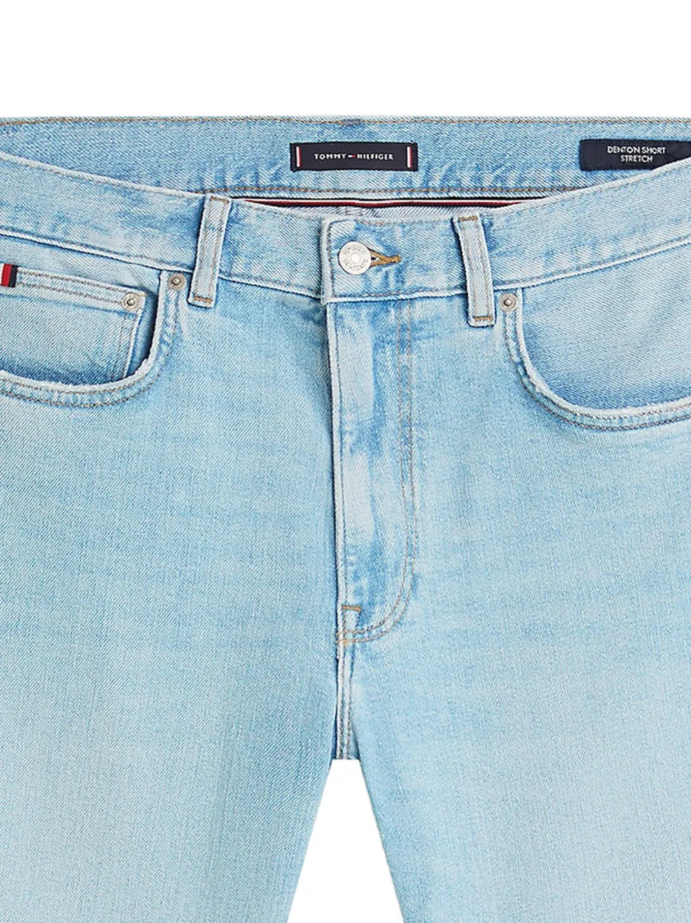 Tommy Hilfiger Denton shorts met lichte wassing Blauw