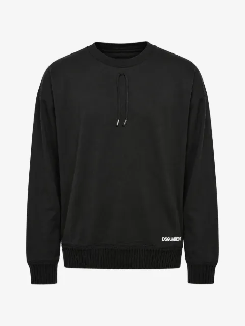 DSQUARED2 t-shirt à logo imprimé à finitions côtelées