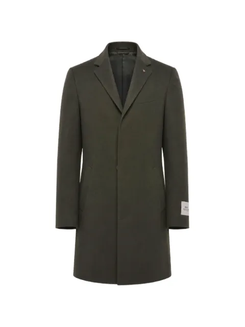 Corneliani hidden-button coat
