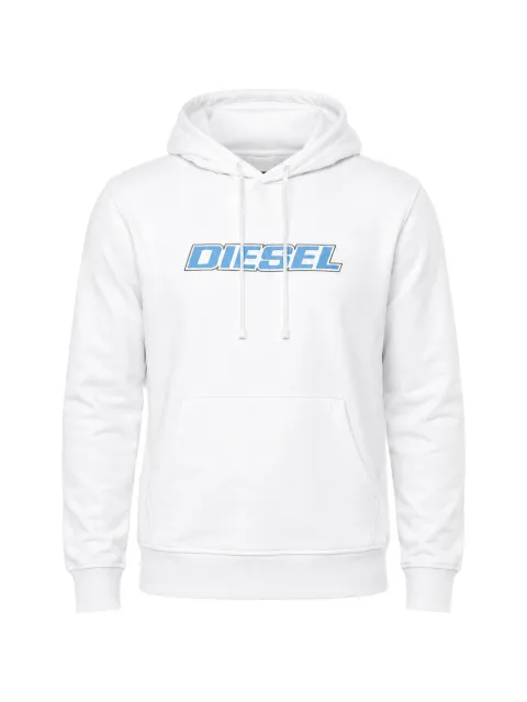 Diesel logo-print pouch-pocket hoodie