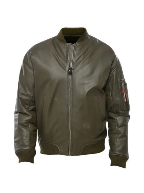 DSQUARED2 zip-up leather bomber jacket