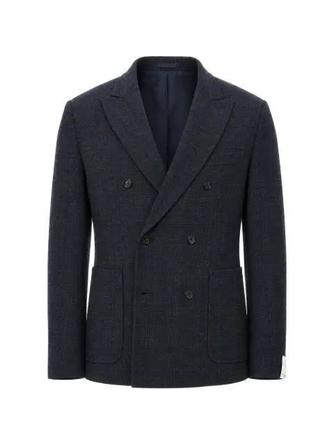 Paolo Pecora checked double-breasted blazer