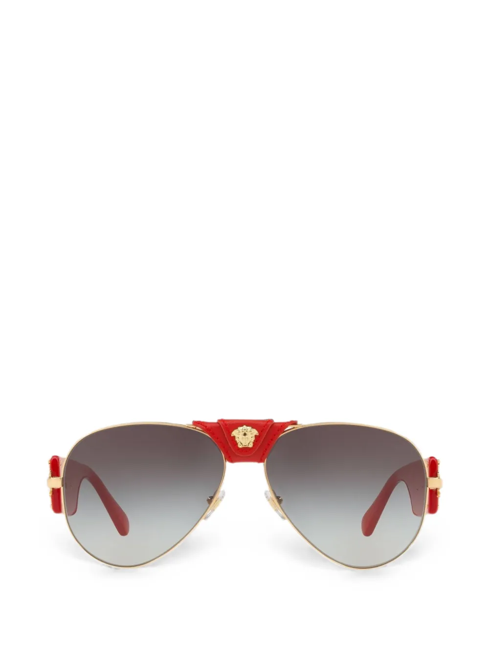 Versace Eyewear Medusa pilot-frame sunglasses - Oro