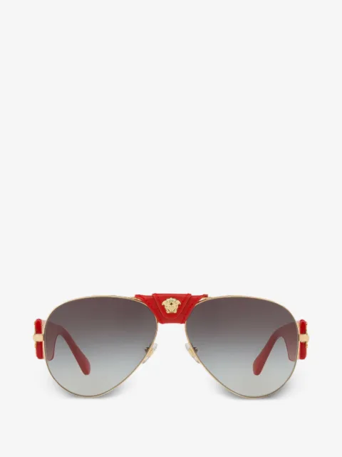 Versace Eyewear 美杜莎飞行员镜框太阳眼镜
