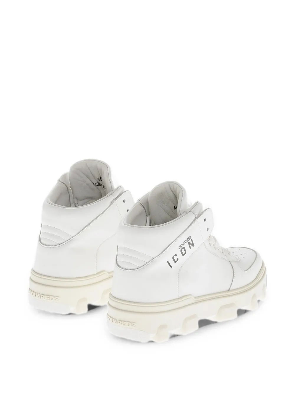 DSQUARED2 Icon high-top sneakers Wit