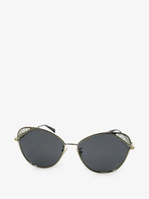 Coach logo-plaque cat-eye frame sunglasses