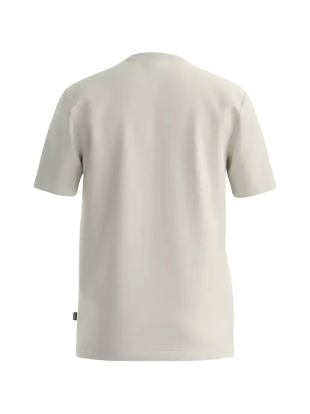 BOSS Katoenen T-shirt met logoprint Beige