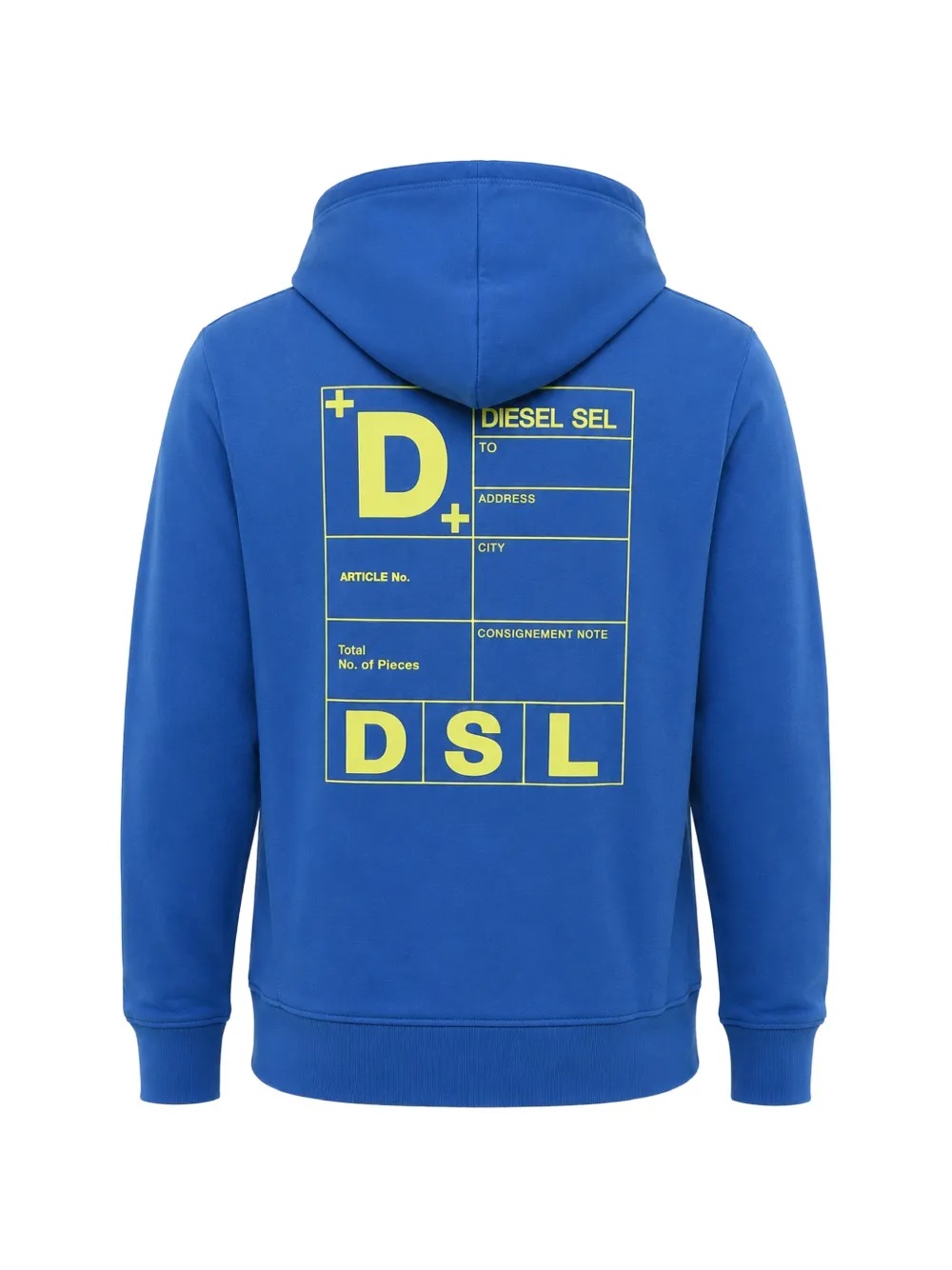 Diesel Hoodie met logoprint Blauw