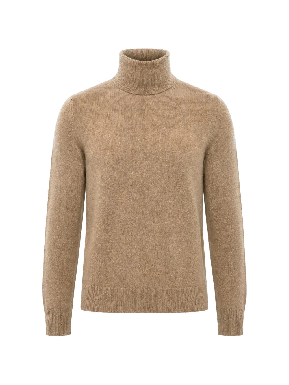 Malo roll-neck knitted sweater - Nude