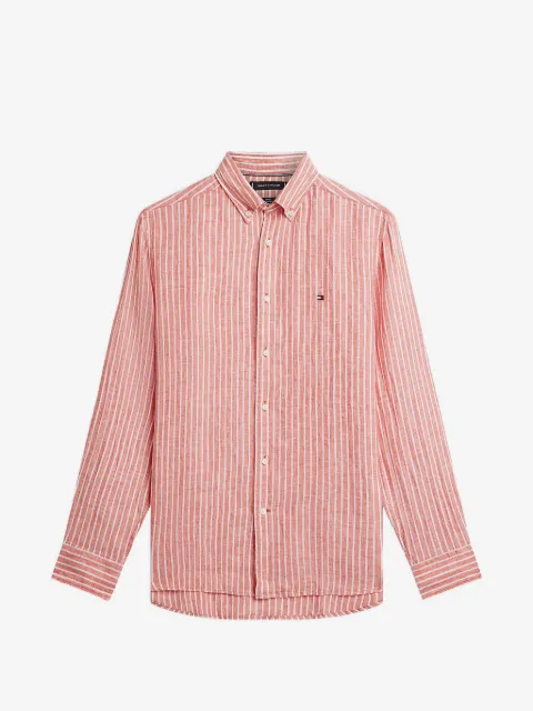 Tommy Hilfiger Bengal stripe linen shirt