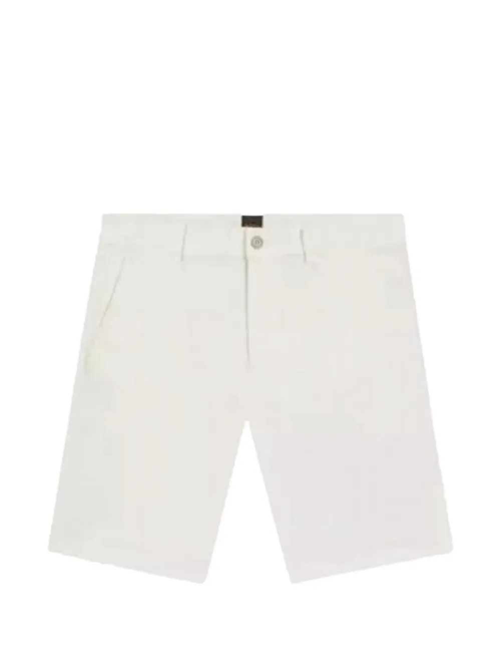 BOSS slim-fit chino shorts - Weiß