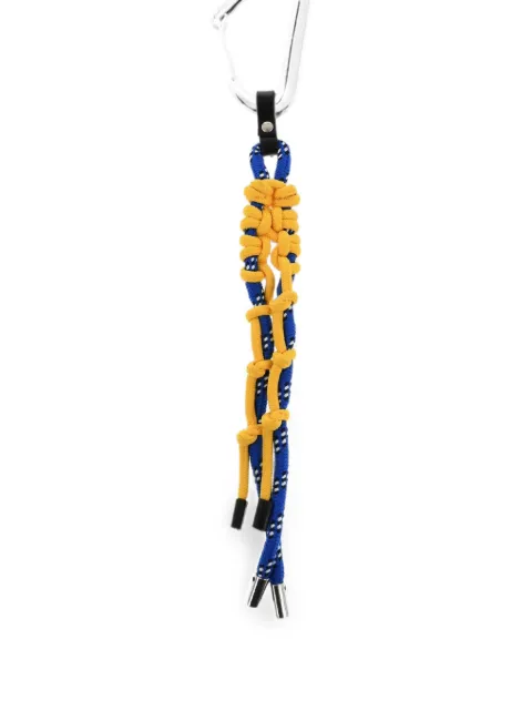 DSQUARED2 braided carabiner keychain