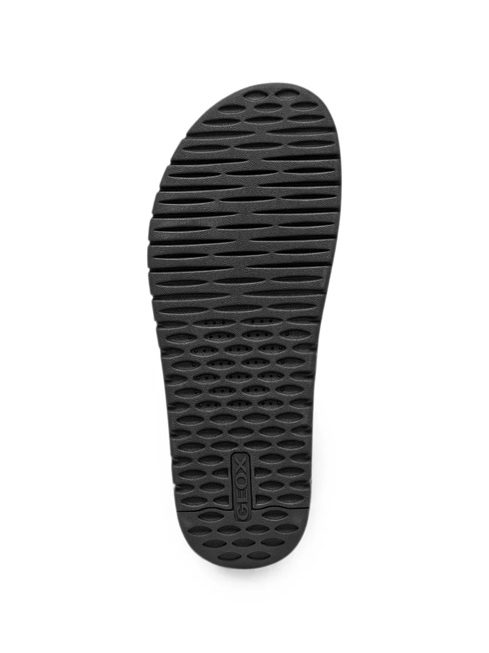 Geox touch-strap textured sandals Zwart