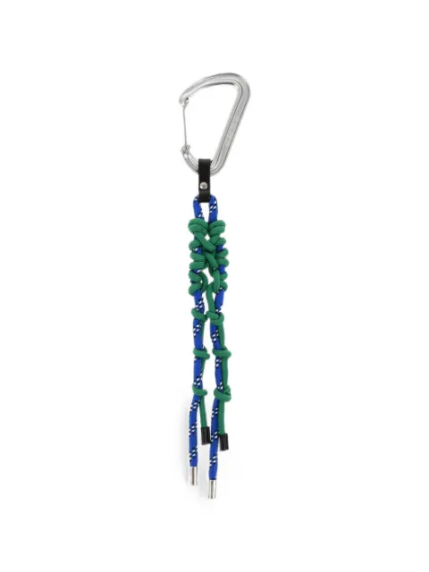 DSQUARED2 carabiner knotted keychain