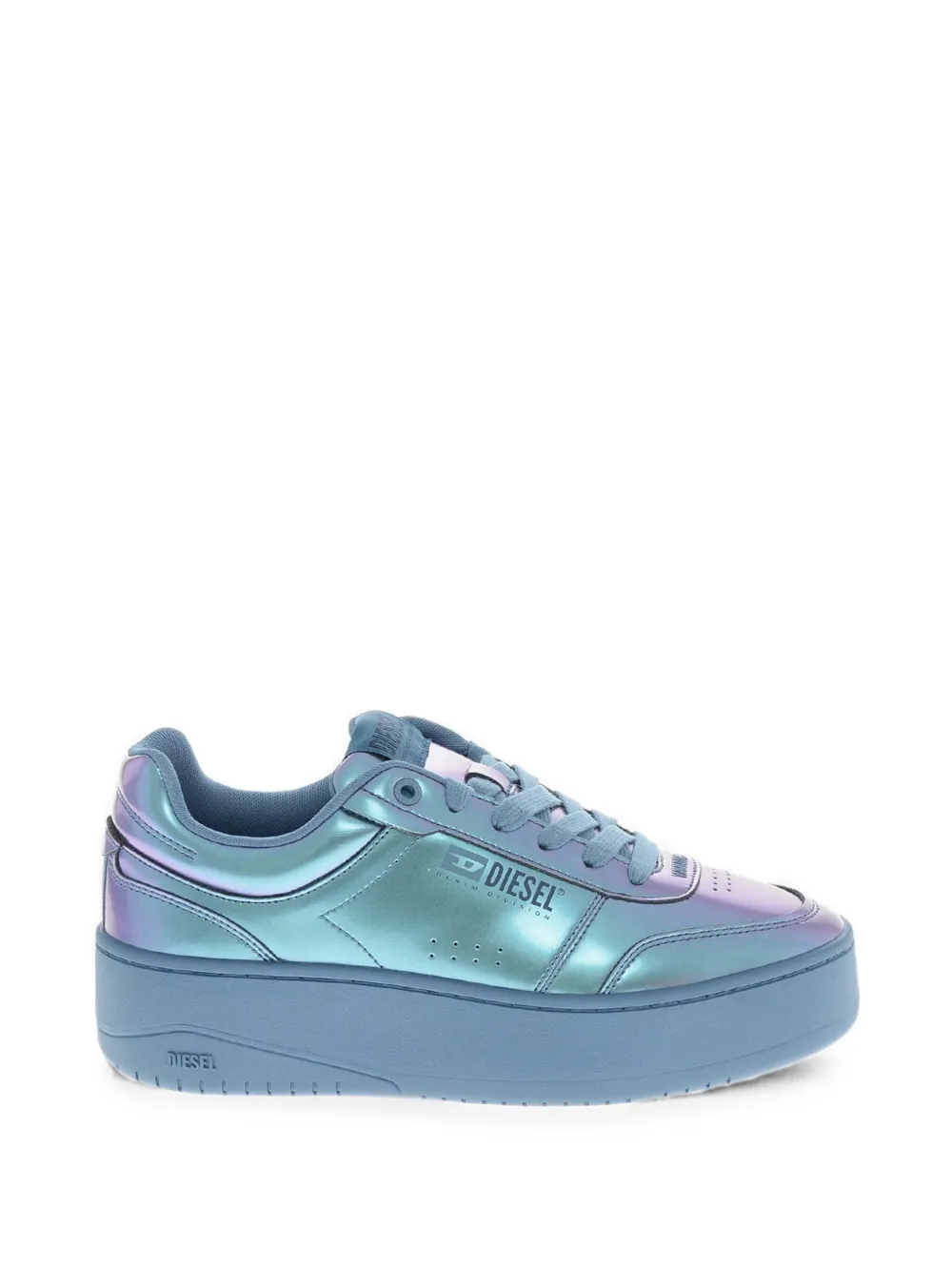 Diesel lace-up fastening sneakers Blauw