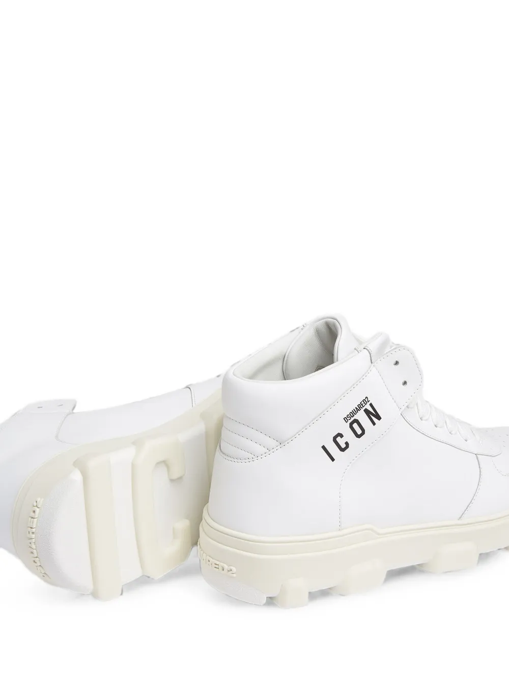 DSQUARED2 Icon high-top sneakers Wit