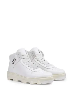 Dsquared2（ディースクエアード）メンズ ハイカットスニーカー - FARFETCH