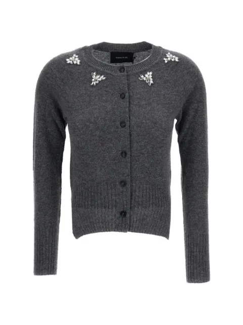 Simone Rocha faux-pearl crystal-embellished cardigan