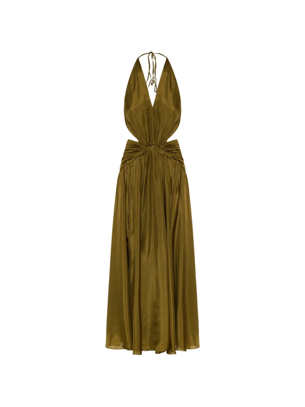 ZIMMERMANN Indra halterneck maxi dress - Grün