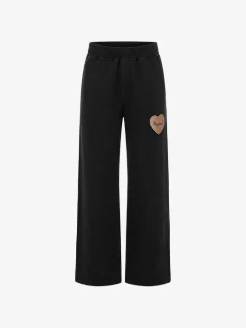 DSQUARED2 heart-patch track pants