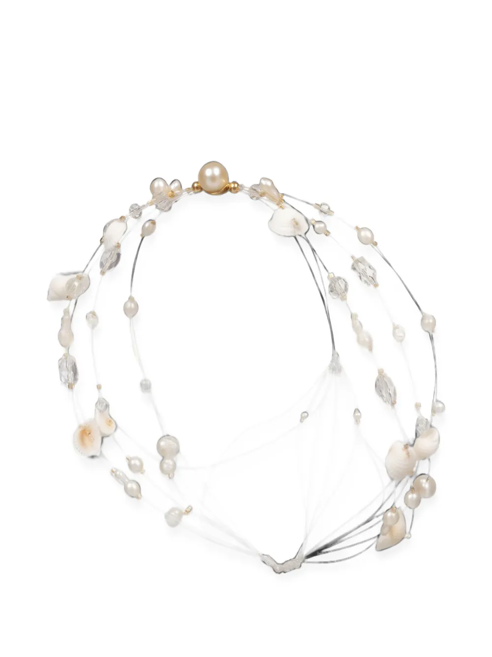 Jennifer Behr Diadema Mar con decorazione - Toni neutri