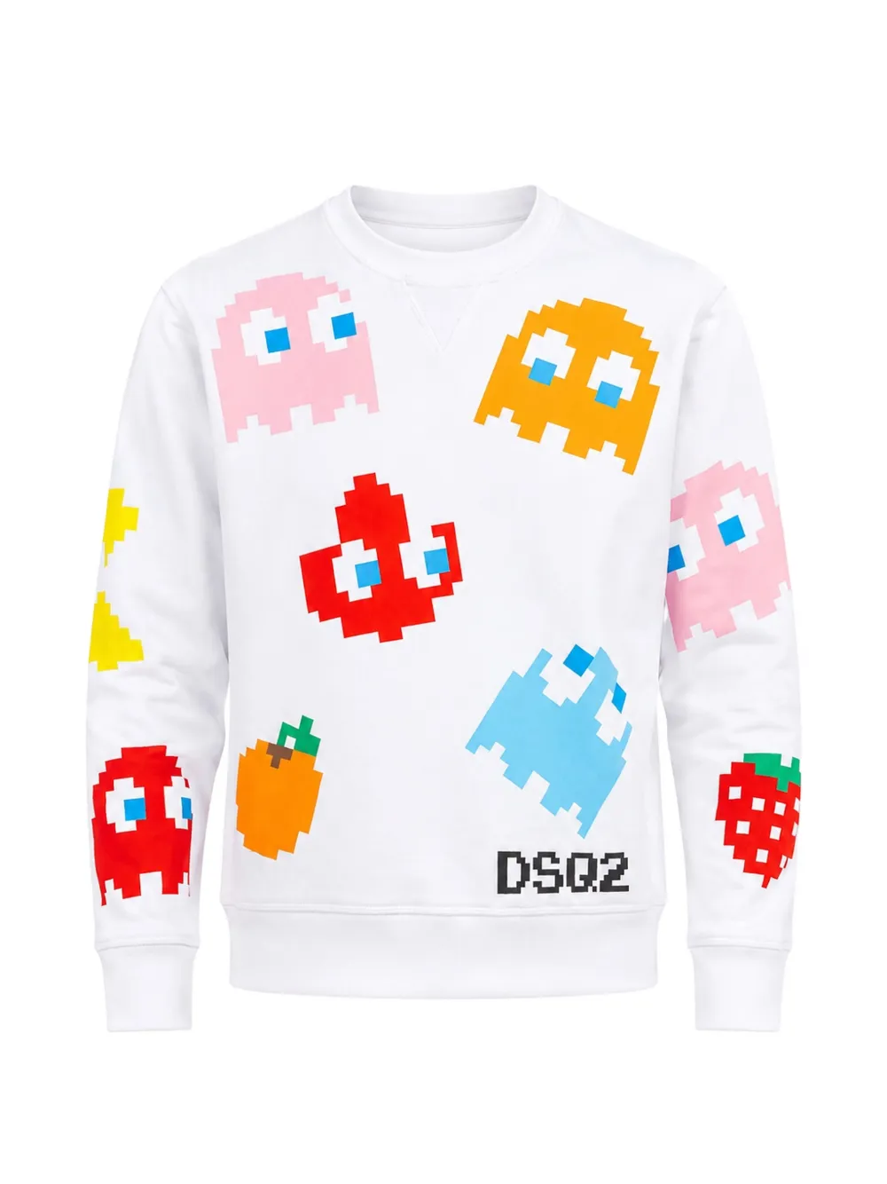 DSQUARED2 Pac-Man print sweatshirt - Weiß