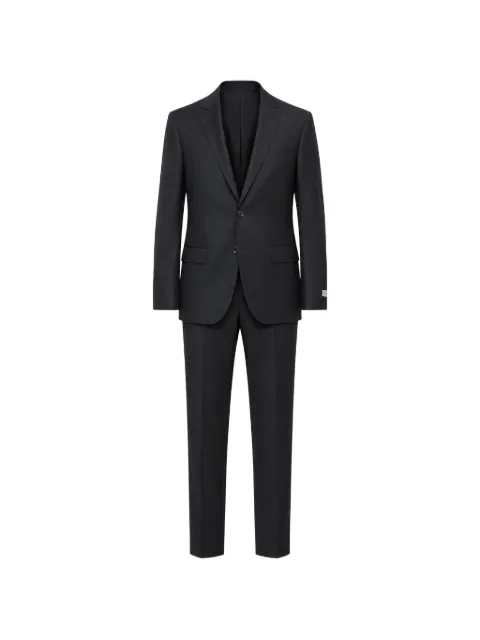 Corneliani flap-pocket suit