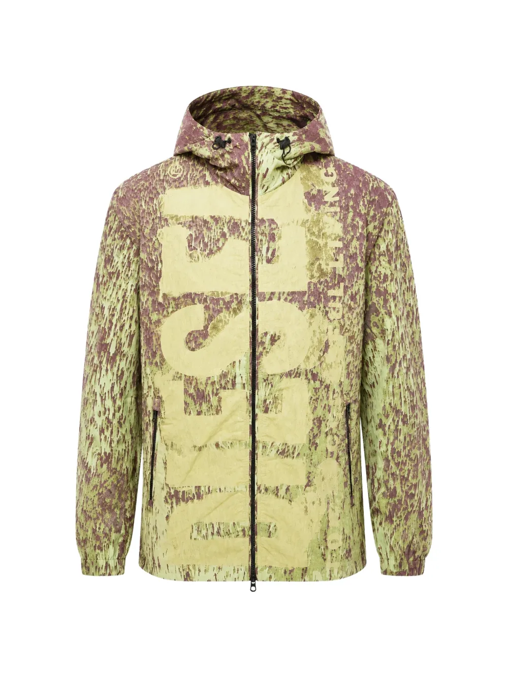 Diesel J-Brick logo-print jacket - Grün