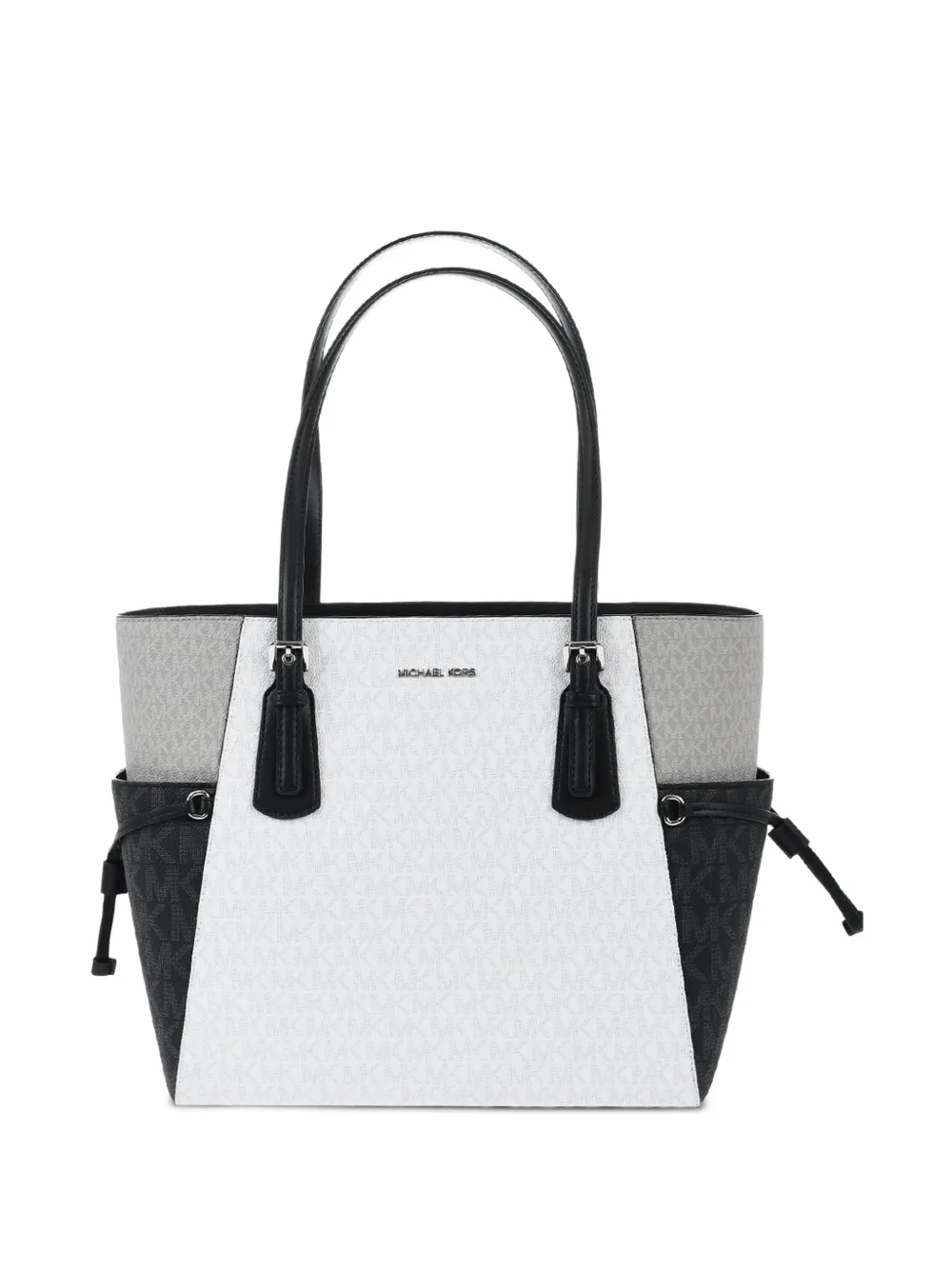 Michael Kors large Voyager monogram-print tote bag - Weiß