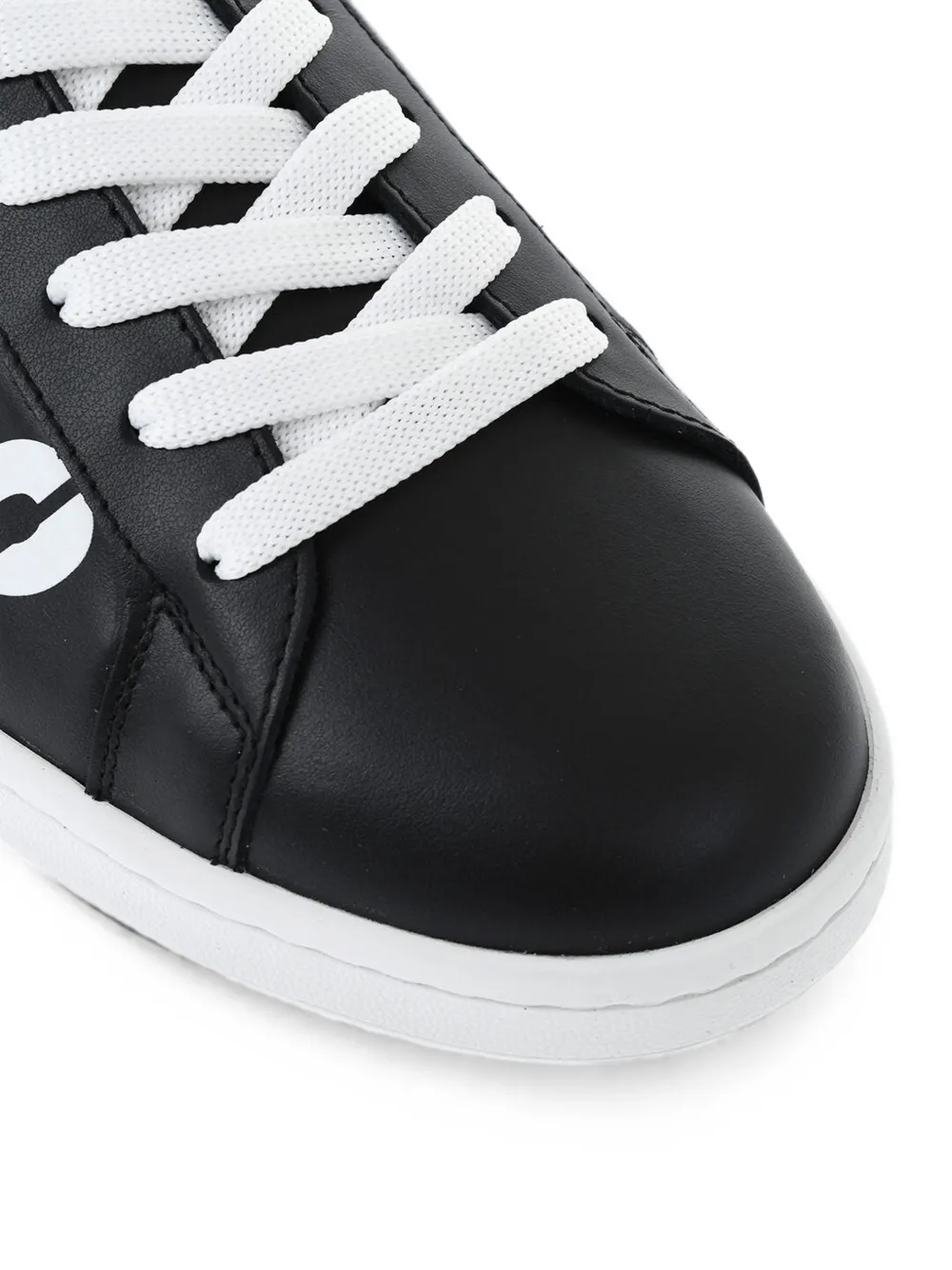 DSQUARED2 Boxer logo-print sneakers Zwart