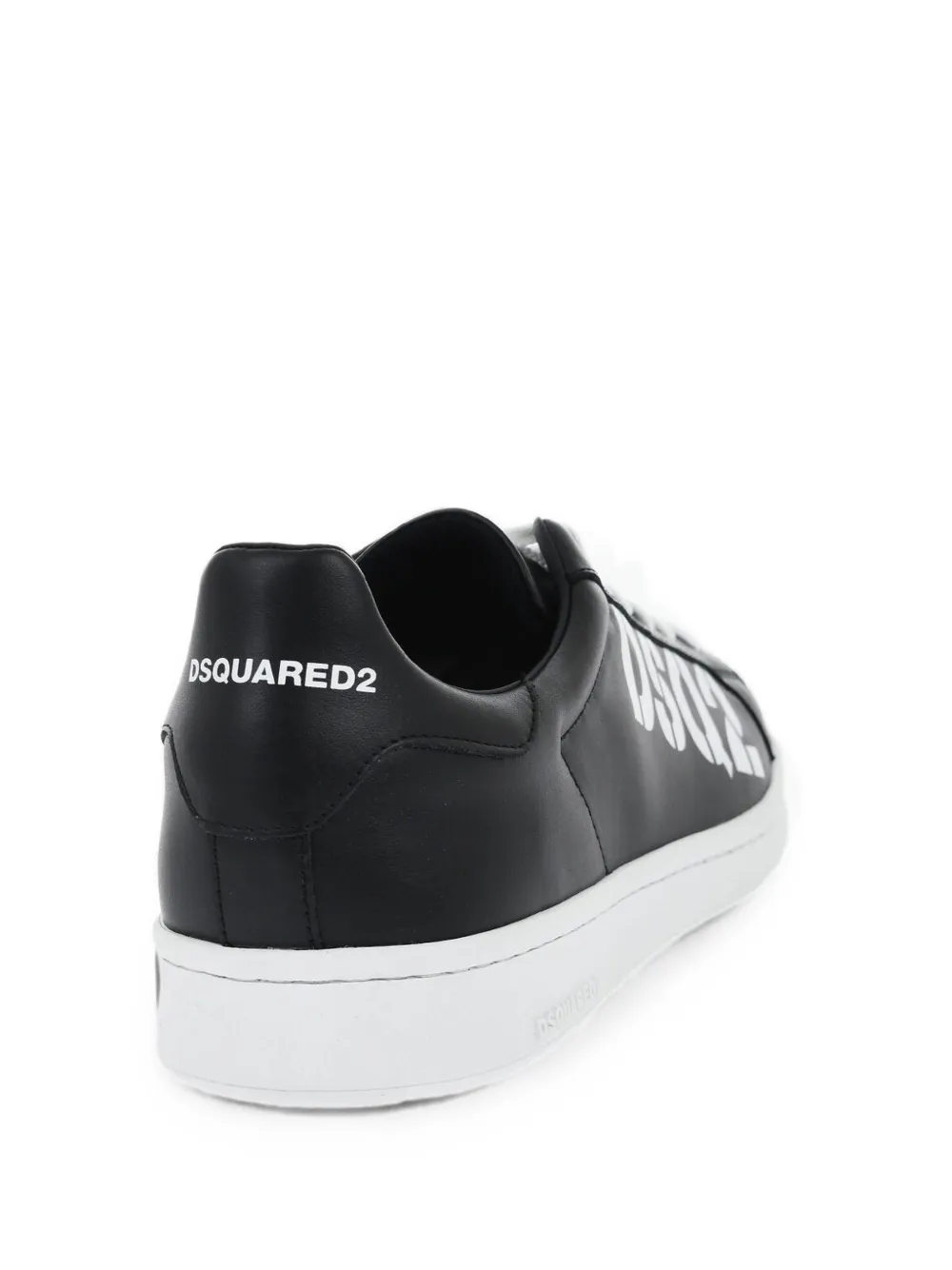 DSQUARED2 Boxer logo-print sneakers Zwart
