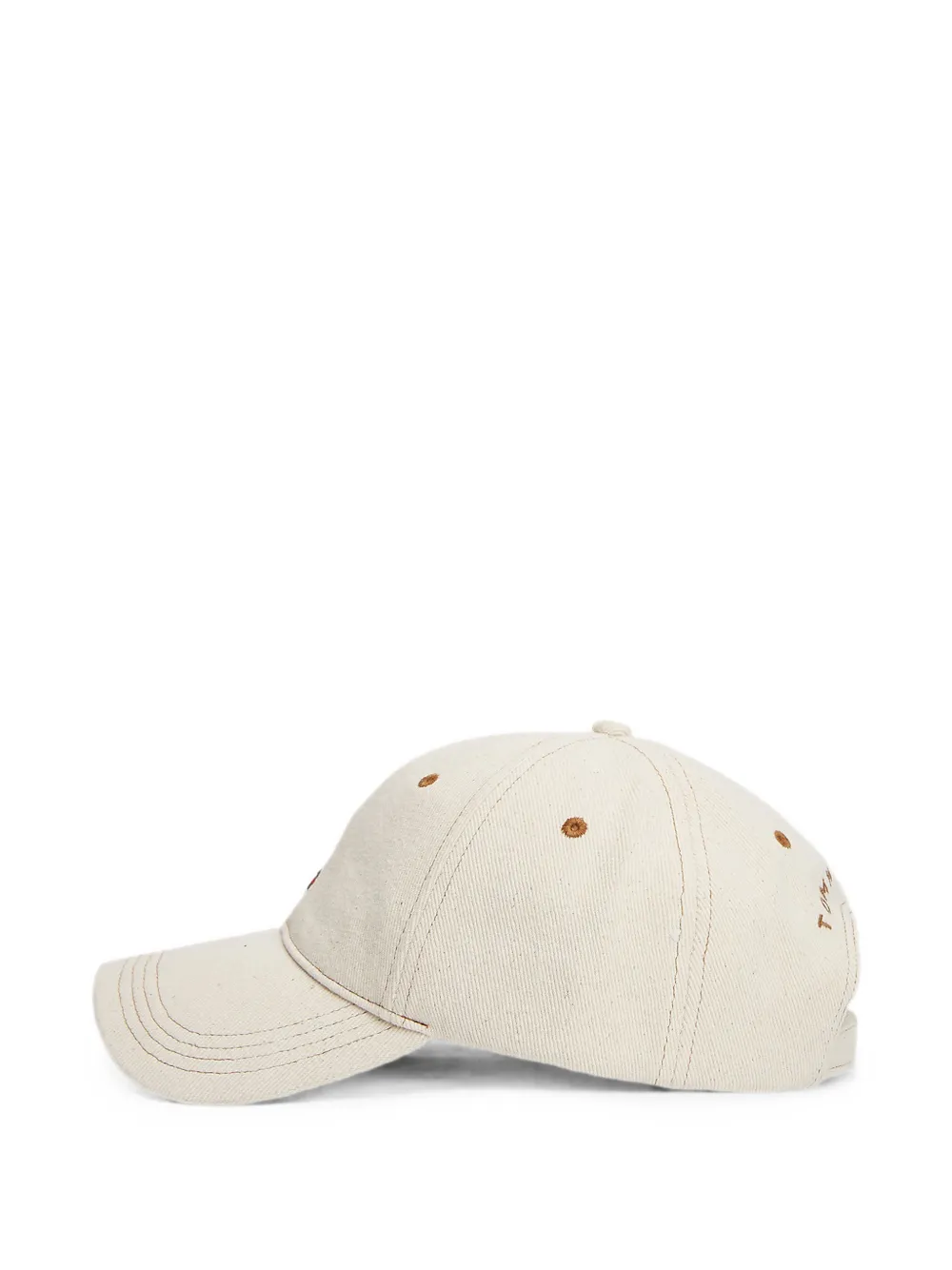Tommy Hilfiger Pet met geborduurd logo Beige