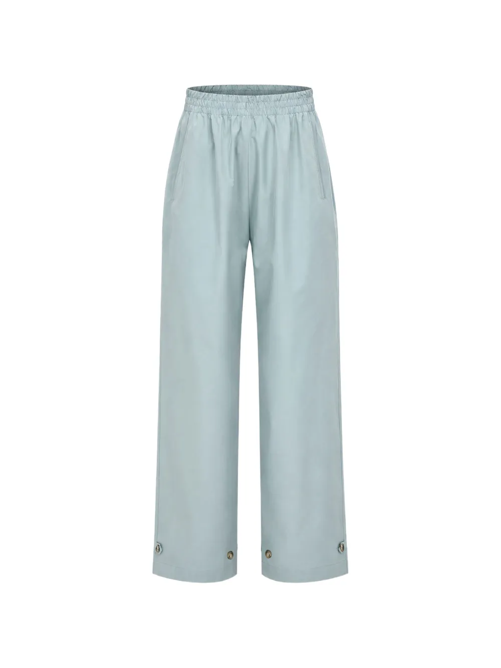 SUPER BLOND elasticated-waist gabardine trousers