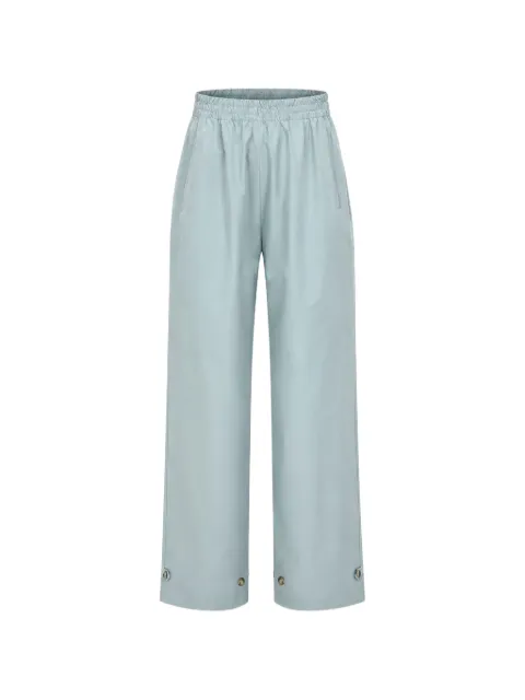 SUPER BLOND elasticated-waist gabardine trousers