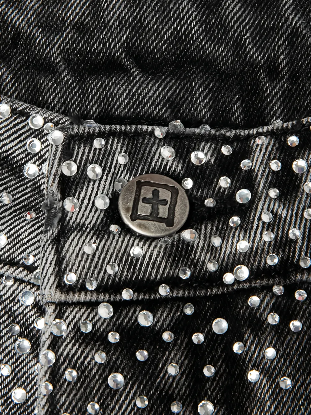 Ksubi Maxx Operator shorts verfraaid met kristallen Grijs
