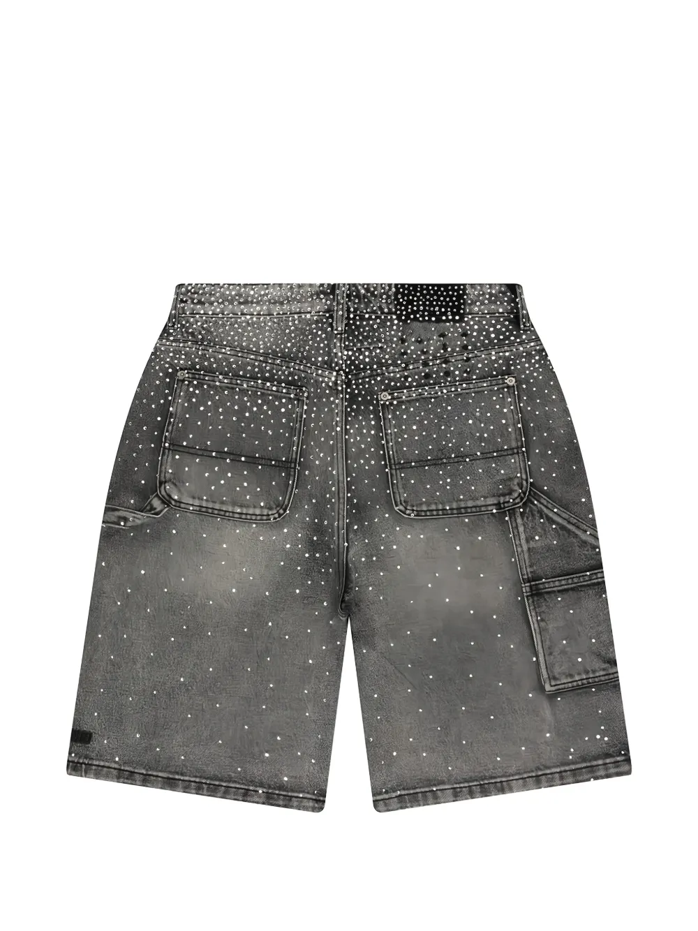 Ksubi Maxx Operator shorts verfraaid met kristallen Grijs