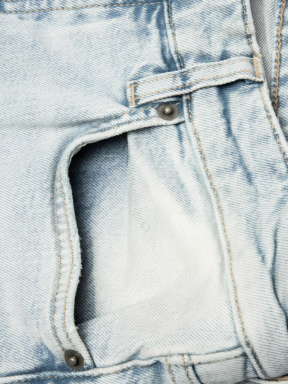Ksubi Van Winkle Ksteller Genesis gerafelde jeans met verfspatten Blauw