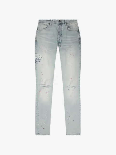 Ksubi Van Winkle Ksteller Genesis paint-splatter distressed jeans