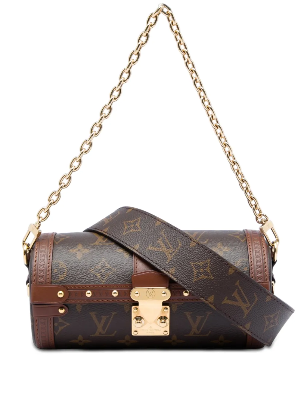 Louis Vuitton Pre-Owned 2010-2026 Monogram Papillon Trunk Satchel-Tasche - Braun